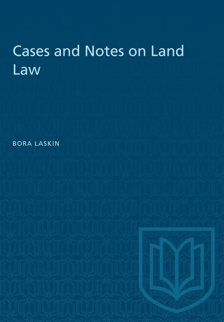 Cases and Notes on Land Law 1st Edition